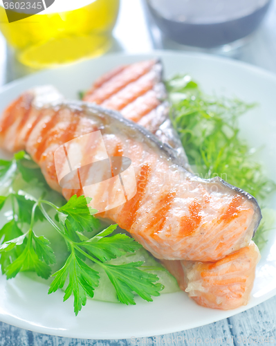 Image of fried salmon