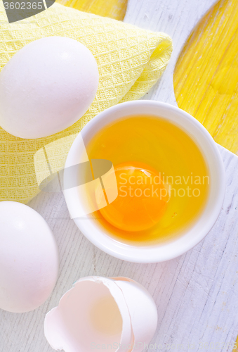 Image of raw eggs