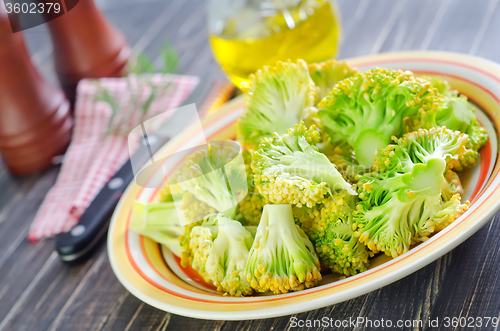 Image of broccoli on plate