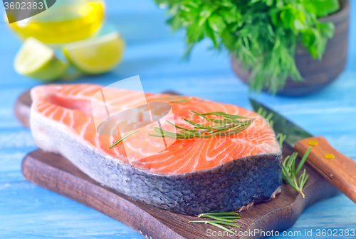 Image of raw salmon