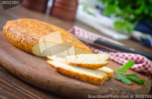 Image of baked cheese