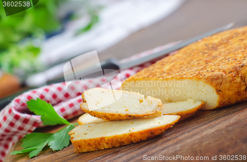 Image of baked cheese