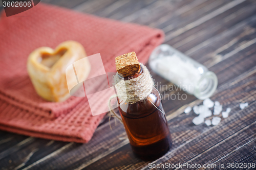 Image of aroma oil and soap