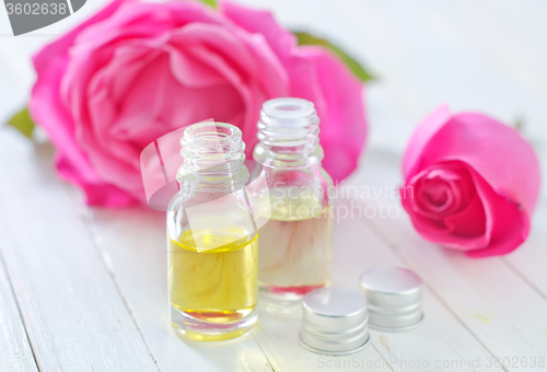 Image of aroma oil in bottle