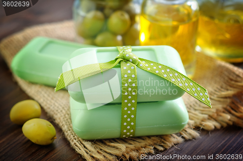 Image of olive soap