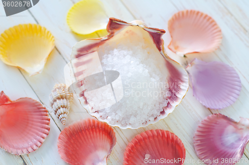 Image of sea salt and shells
