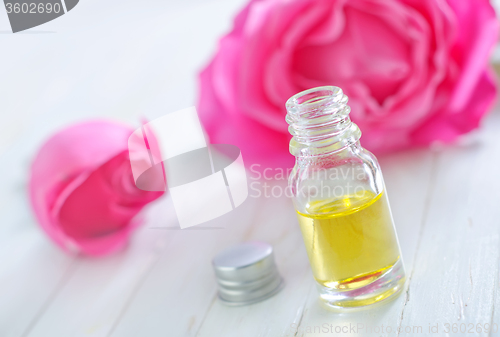 Image of aroma oil in bottle