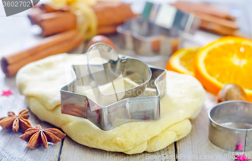 Image of christmas baking background