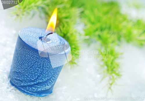 Image of christmas candle