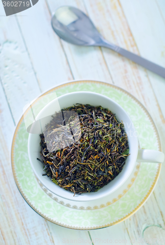 Image of green tea in cup