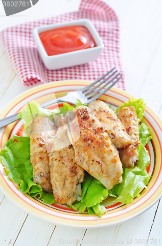 Image of fried chicken wings