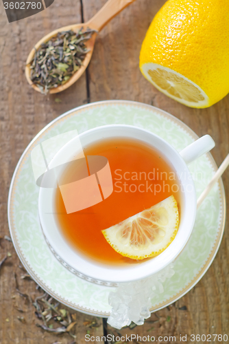 Image of tea with lemon