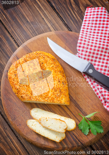 Image of baked cheese