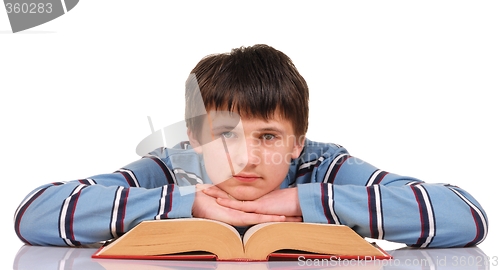 Image of Teenager and Book