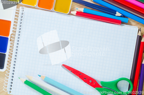 Image of school supplies