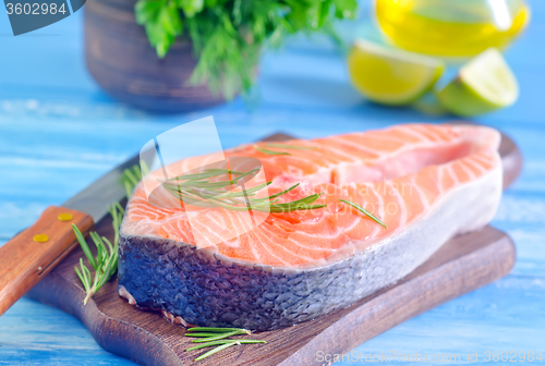 Image of raw salmon
