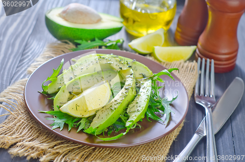 Image of salad with avocado