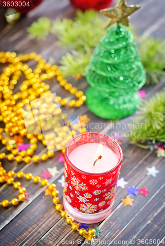 Image of christmas candle