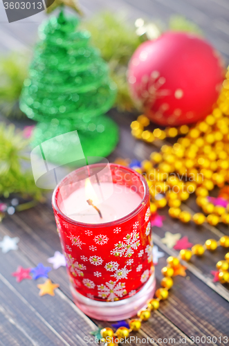 Image of christmas candle