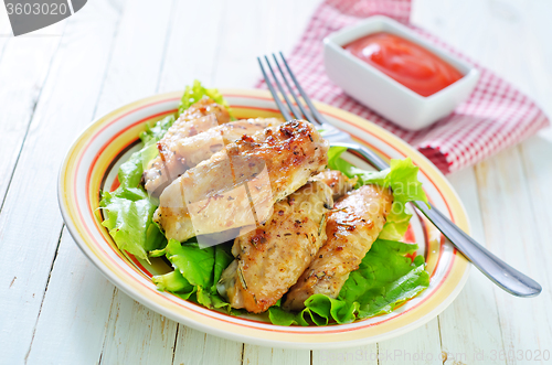 Image of fried chicken wings