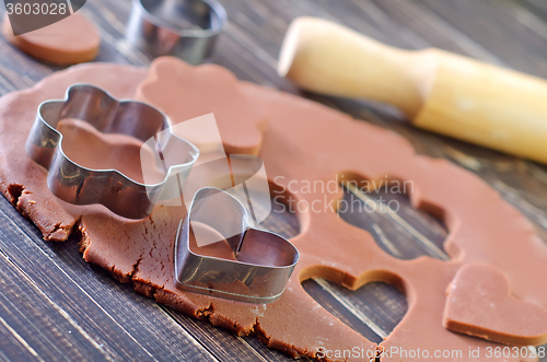 Image of chocolate dough