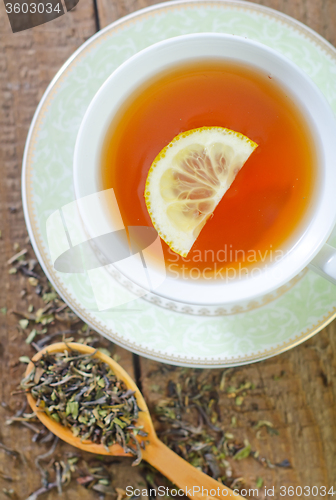 Image of tea with lemon