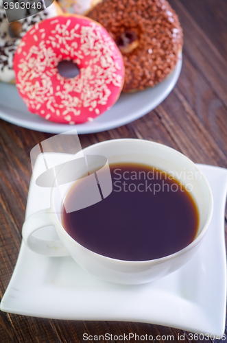 Image of coffee and donuts