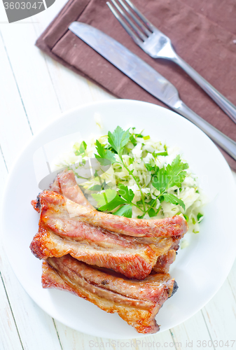 Image of meat on plate