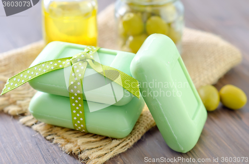 Image of olive soap