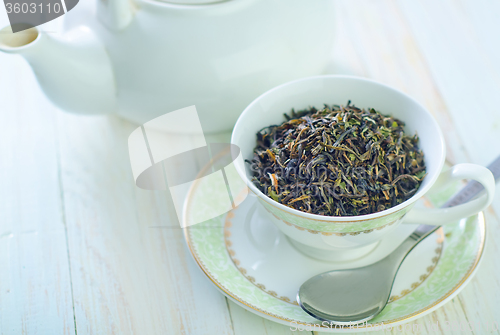 Image of green tea in cup