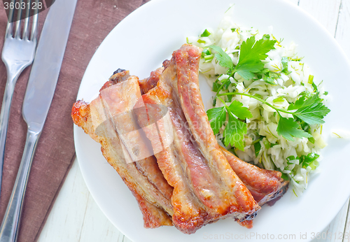 Image of meat on plate