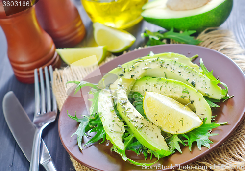 Image of salad with avocado