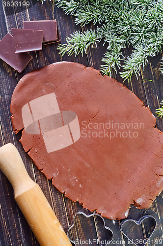 Image of christmas baking background