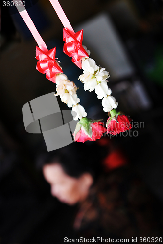 Image of Hanging flowers