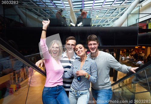Image of friends in shopping