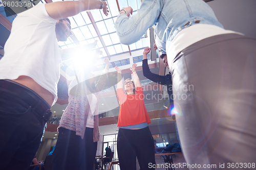 Image of happy students celebrate