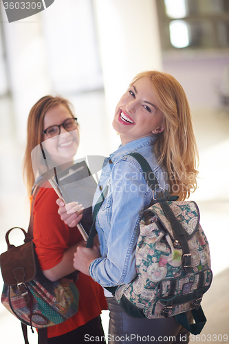 Image of happy student girls