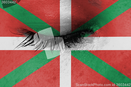 Image of Women eye, close-up, tear