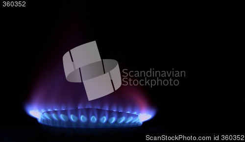 Image of Gas stove burner