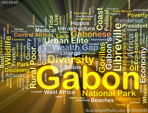 Image of Gabon background concept glowing