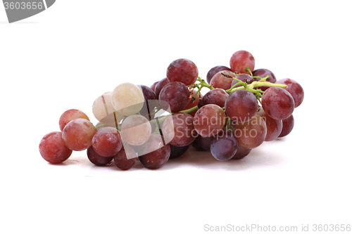 Image of red grape isolated 
