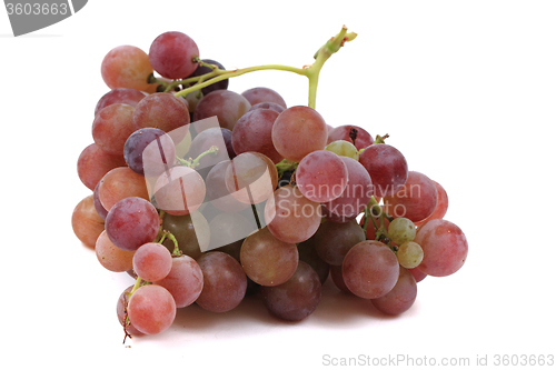 Image of red grape isolated 