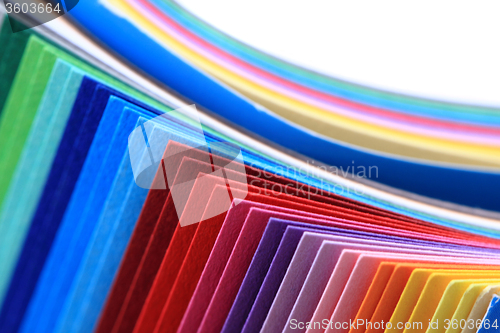 Image of colors papers background