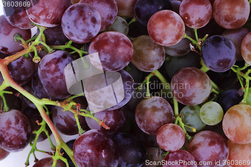 Image of red grapes texture