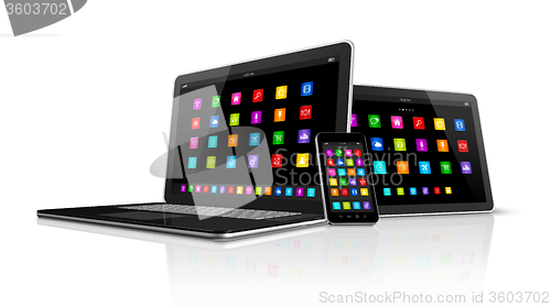 Image of HIgh Tech computer Devices