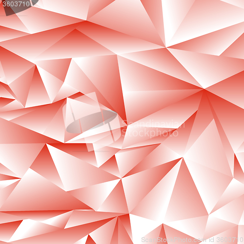 Image of Abstract Red Polygonal Background