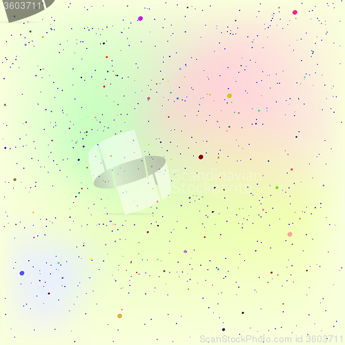 Image of Dots on Colorful  Background