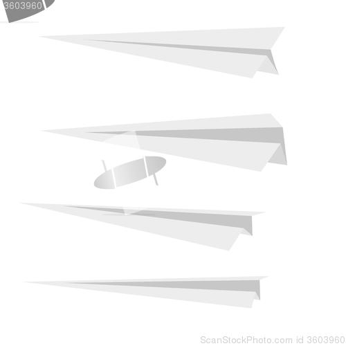Image of four paper planes