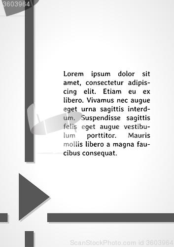 Image of play symbol dark infographics