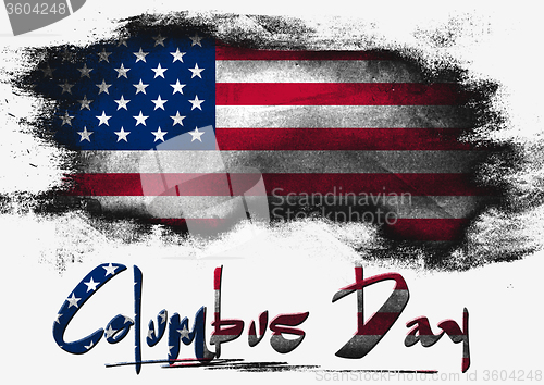 Image of Flag of United States, USA Columbus Day